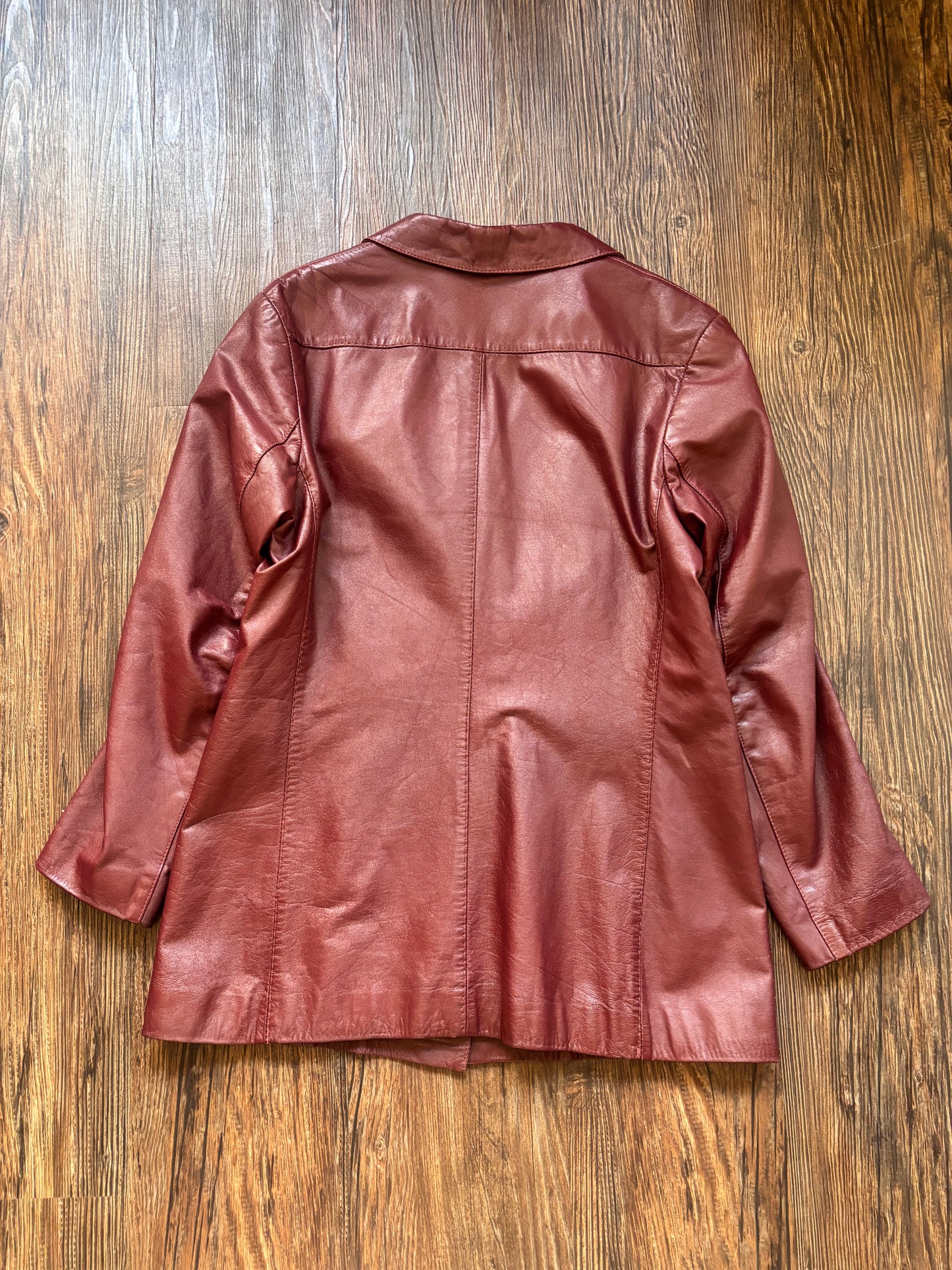 Vintage Damen Leder Jacke