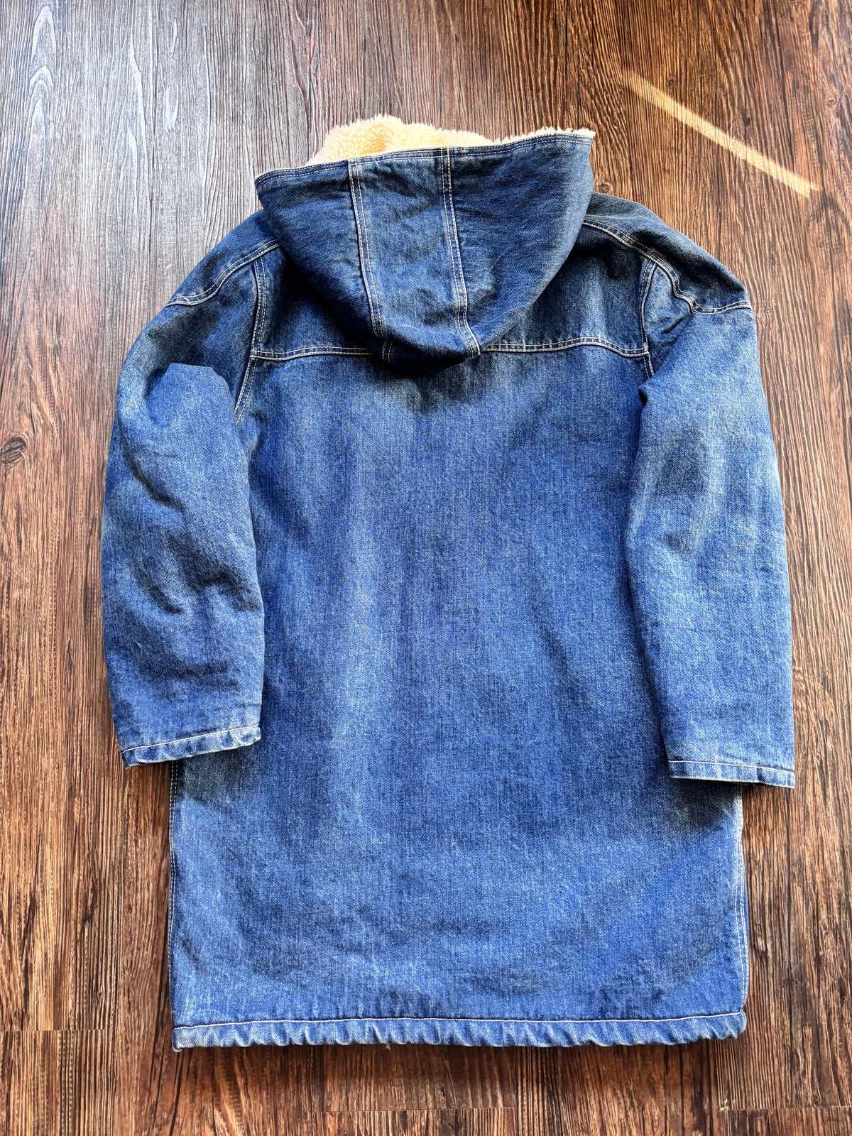 Vintage Denim Dufflecoat – Teddy Hood