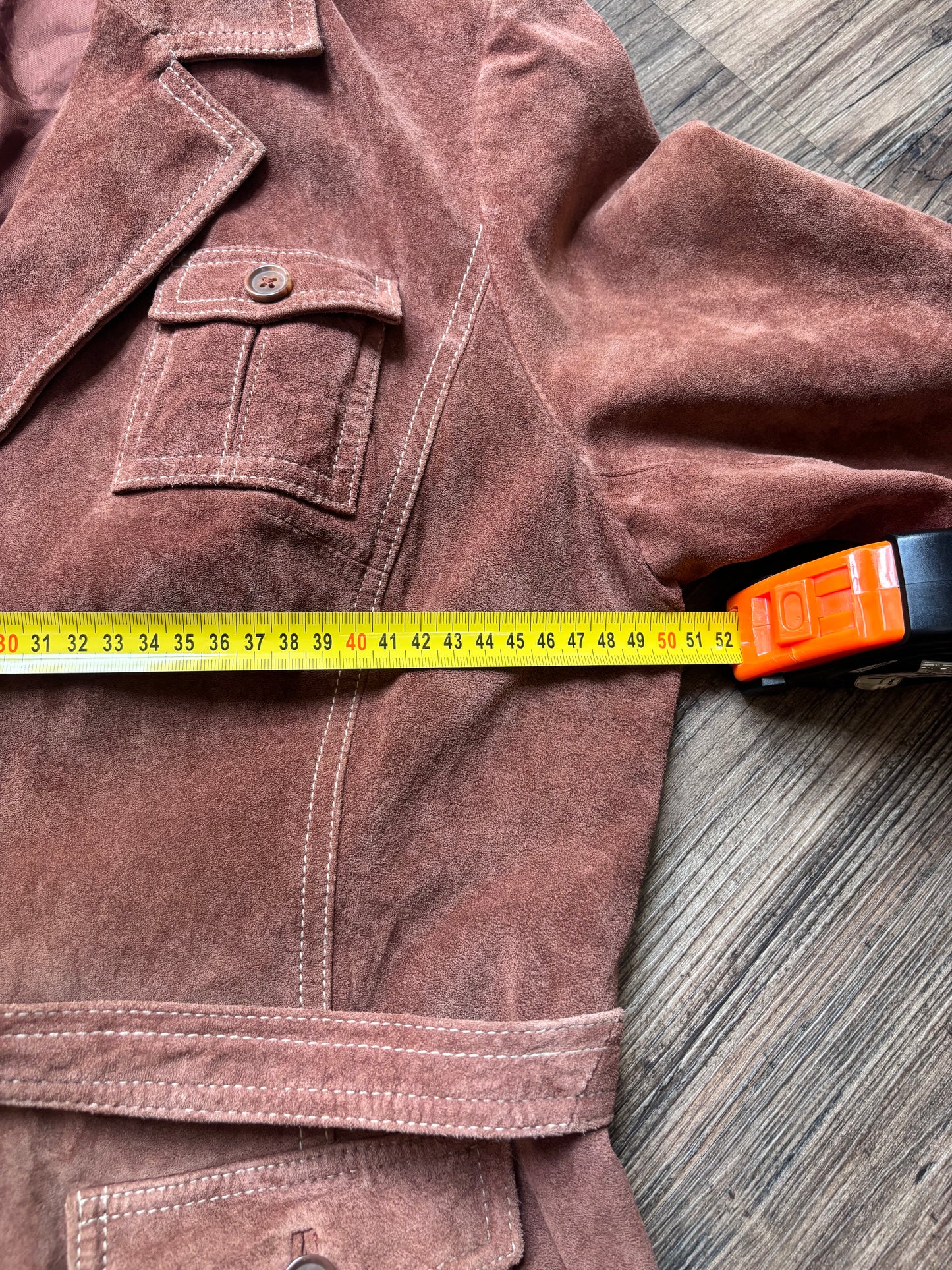 INC International Concepts Leather Trench – Mocha