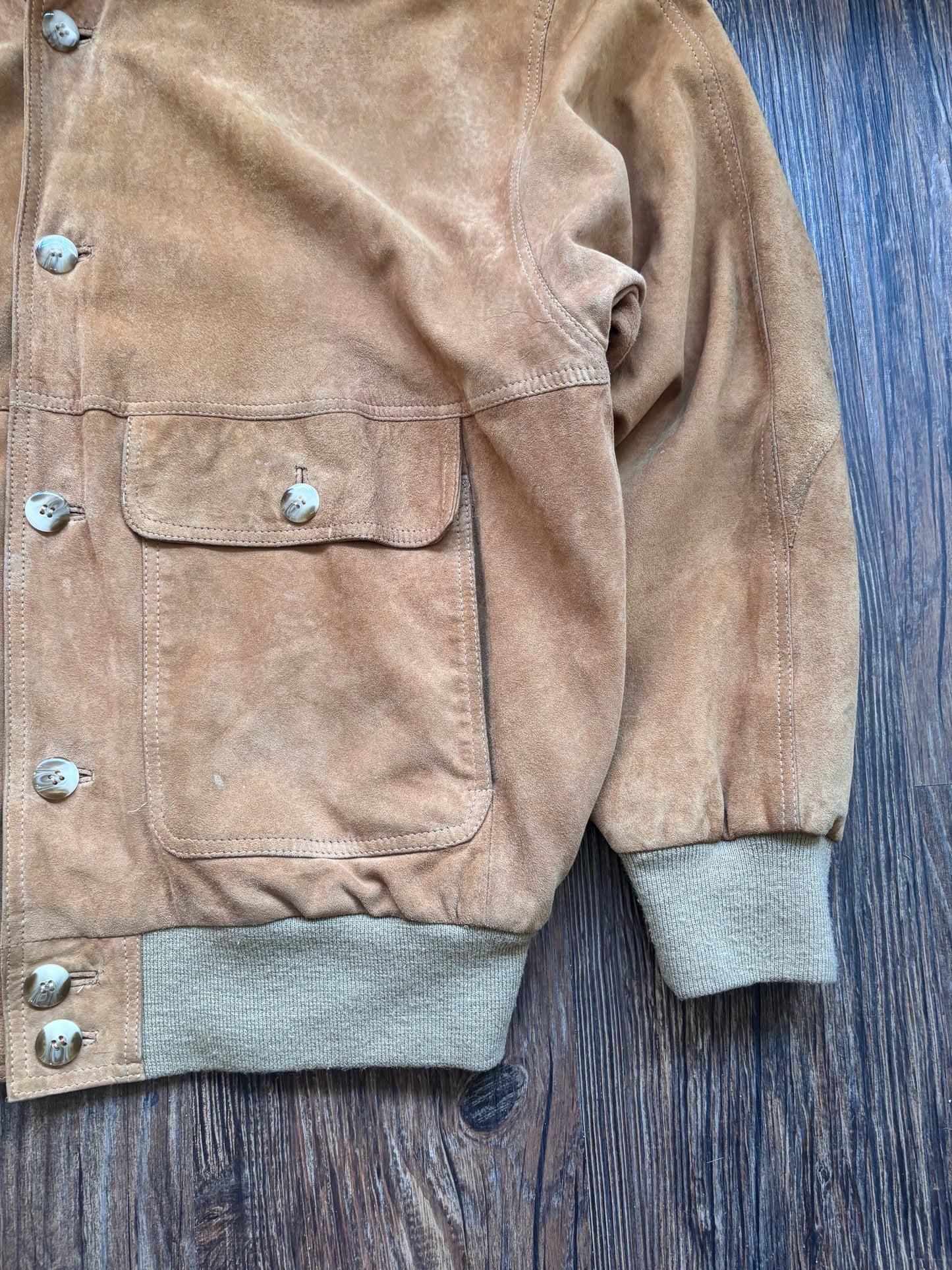 Vintage Herren Leder Blouson