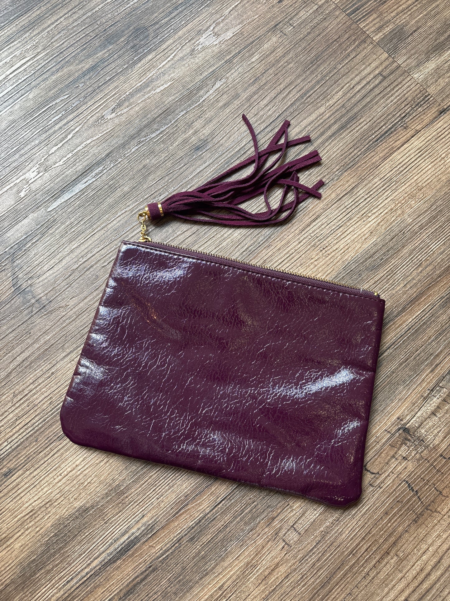 Vintage Croc Pouch Bag – Purple