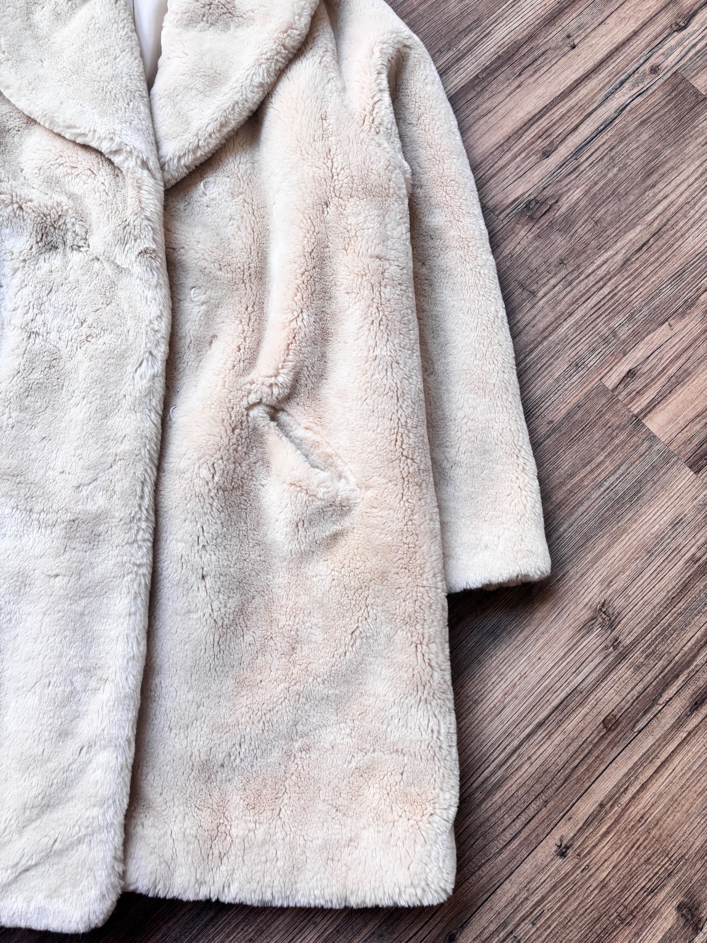 Vintage Hennes Teddy Coat – Size M