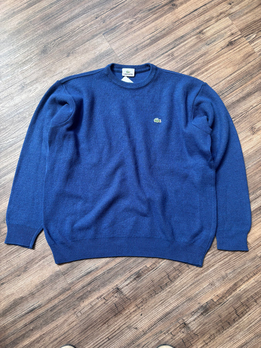 Vintage Lacoste Wool Knit – Royal Blue