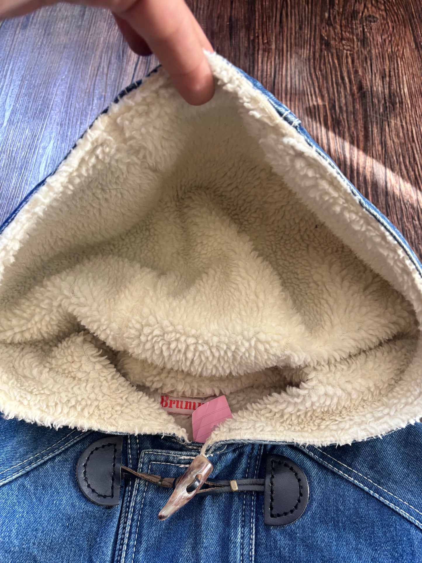 Vintage Denim Dufflecoat – Teddy Hood