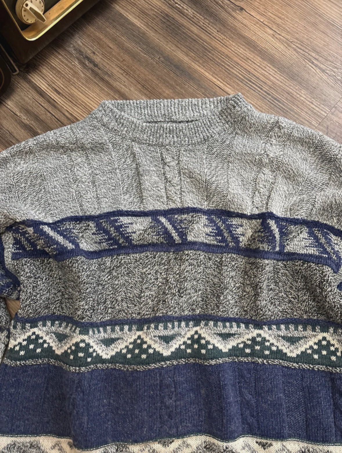 Vintage Strickpullover mit tollen Muster