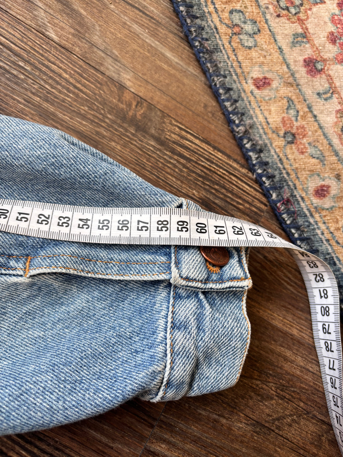 Vintage Oversize Jeansjacke - Acid Wash
