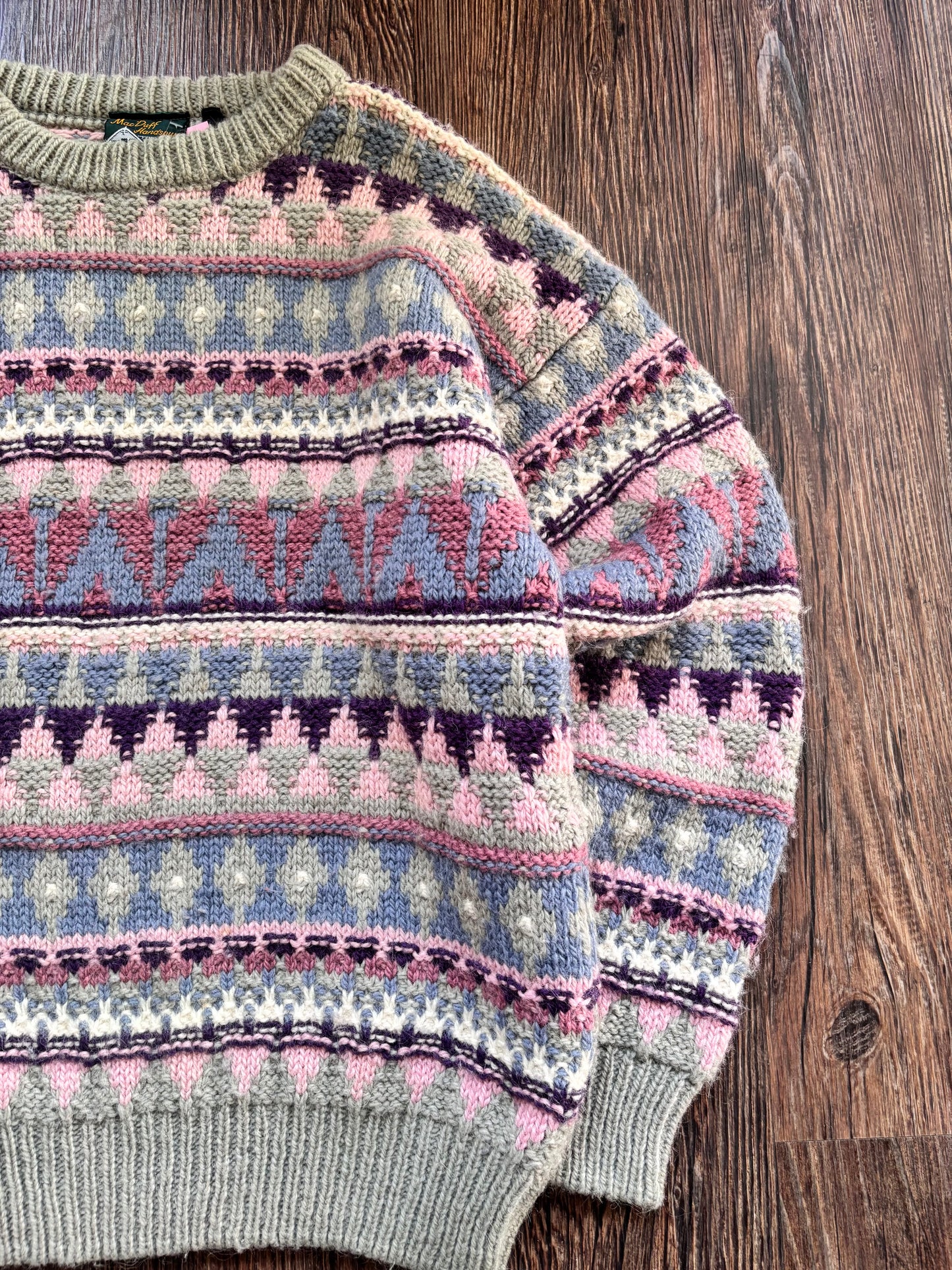 Vintage MacDuff Wool Sweater – Made in Scotland