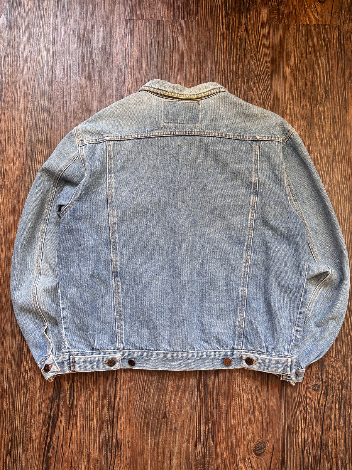 Vintage Oversize Jeansjacke - Acid Wash