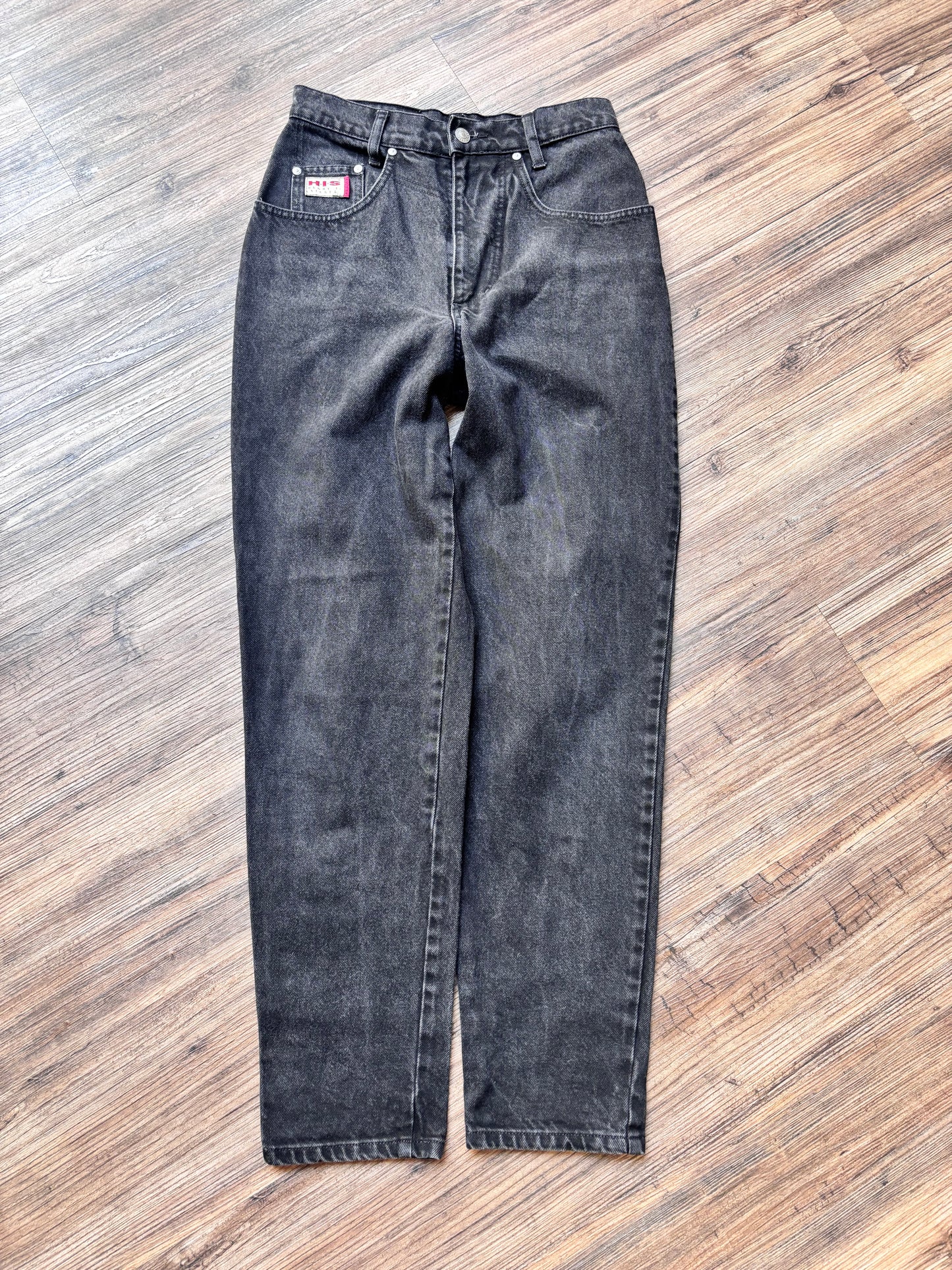Vintage H.I.S. High Waist Jeans – Black