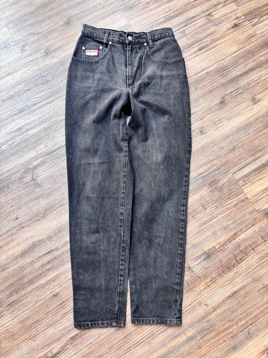 Vintage H.I.S. High Waist Jeans – Black