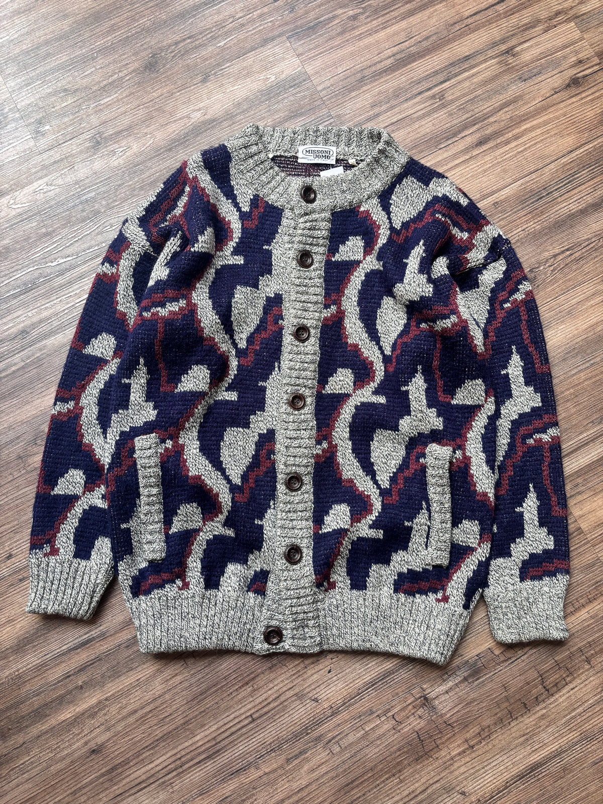 Vintage Missoni Uomo Knit Cardigan – Made in Italy