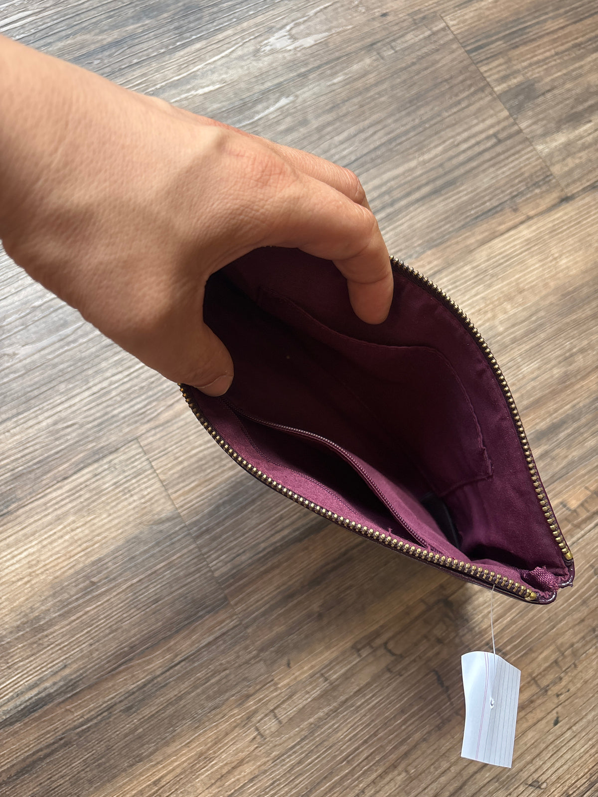 Vintage Croc Pouch Bag – Purple