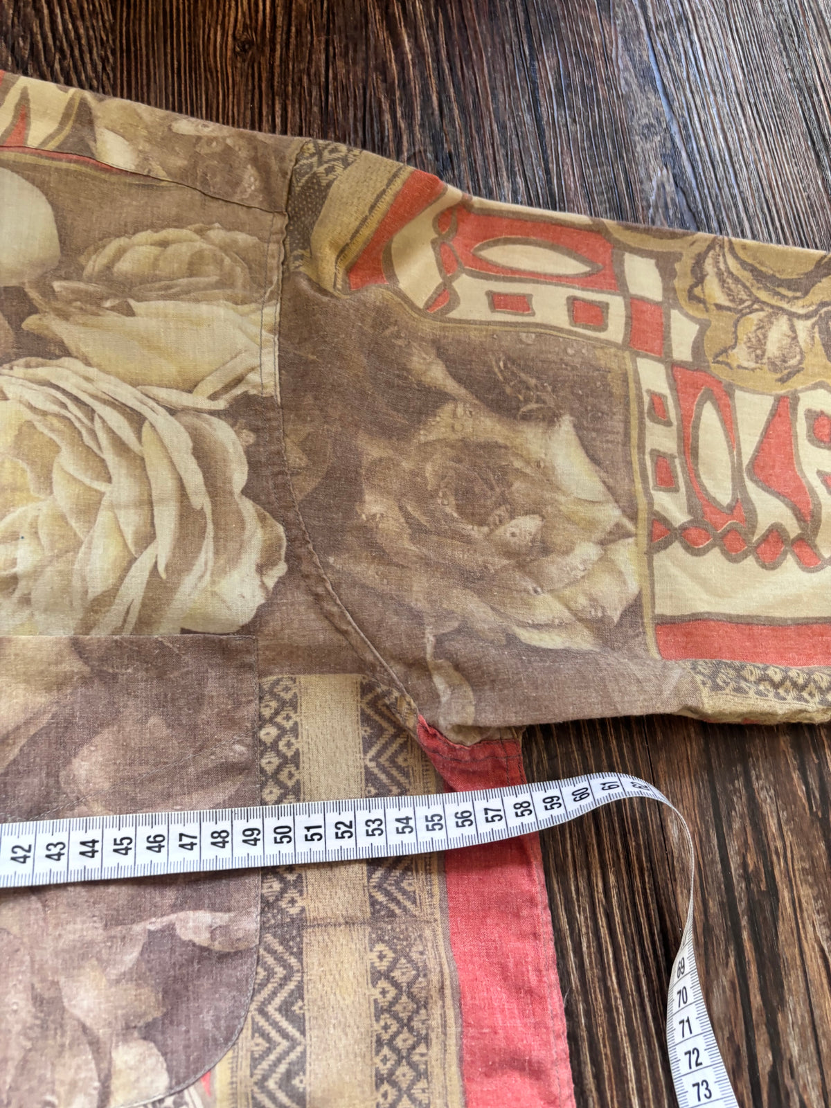 Vintage Floral Baroque Hemd – Made in Italy