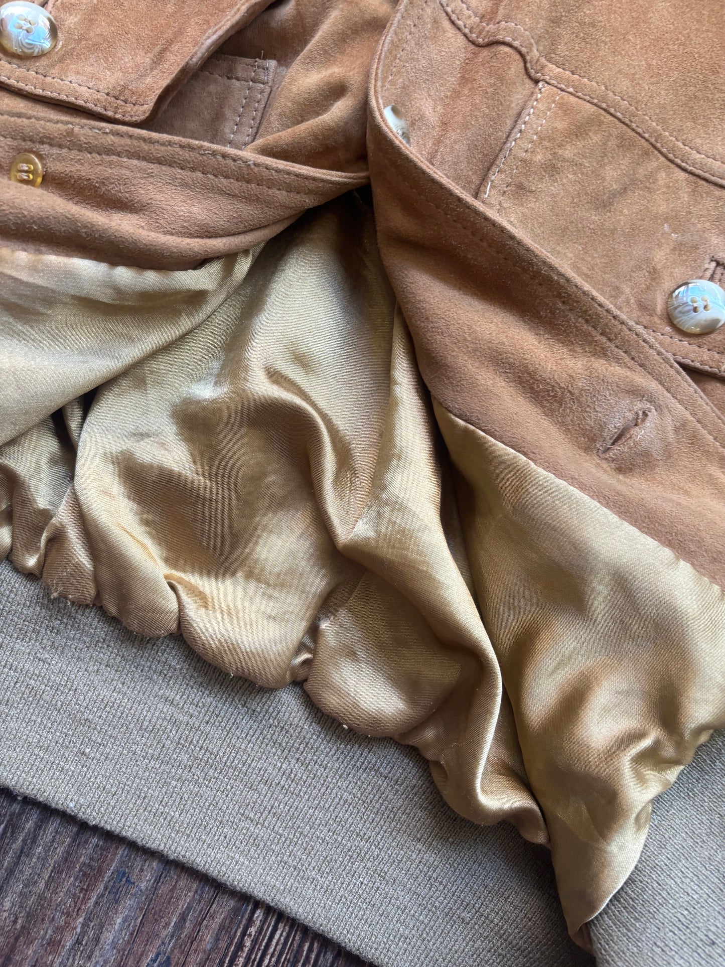 Vintage Herren Leder Blouson