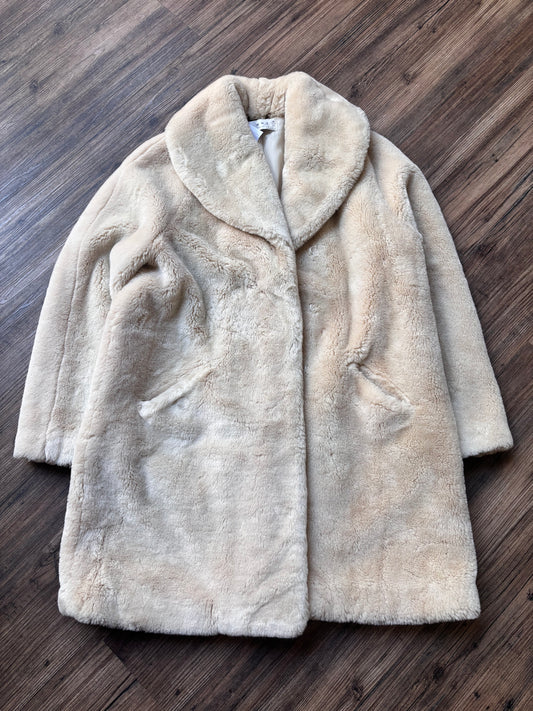 Vintage Hennes Teddy Coat – Size M