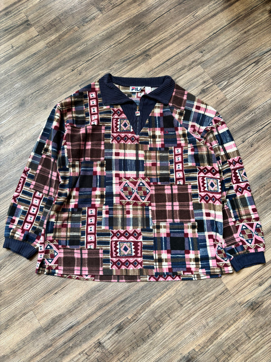 Fila Sweater-Fleece mit coolen Farben