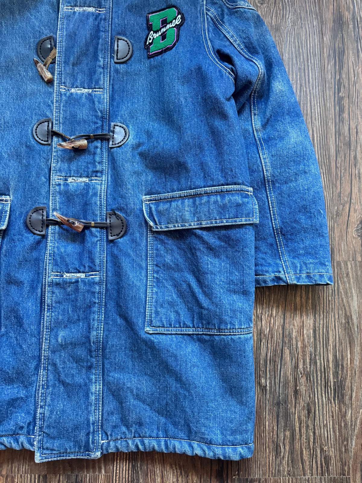 Vintage Denim Dufflecoat – Teddy Hood