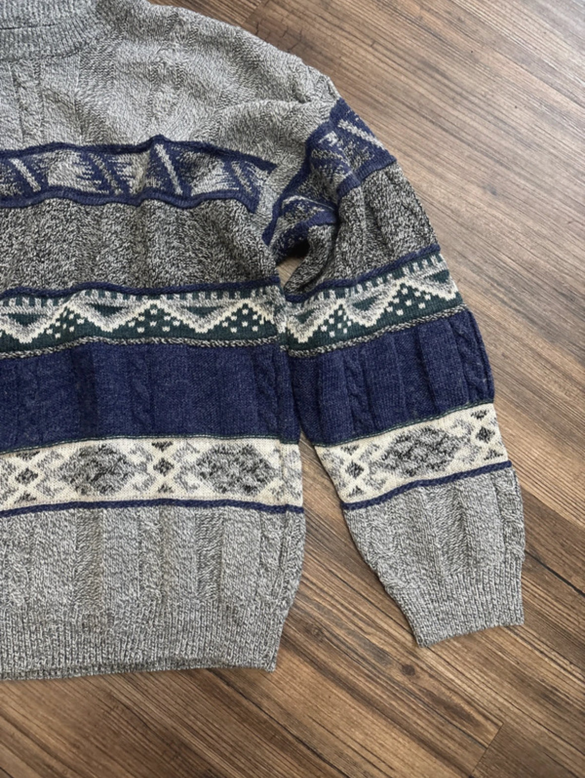 Vintage Strickpullover mit tollen Muster