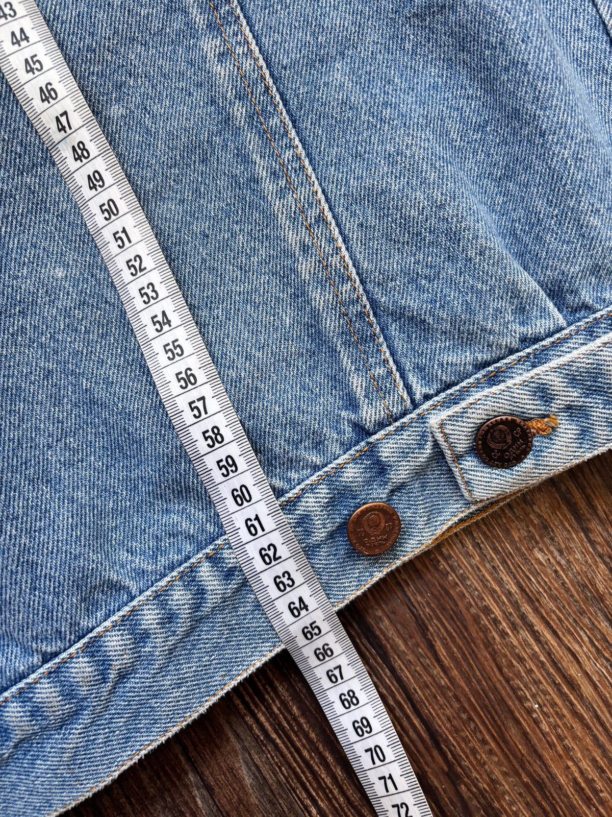 Vintage Oversize Jeansjacke - Acid Wash