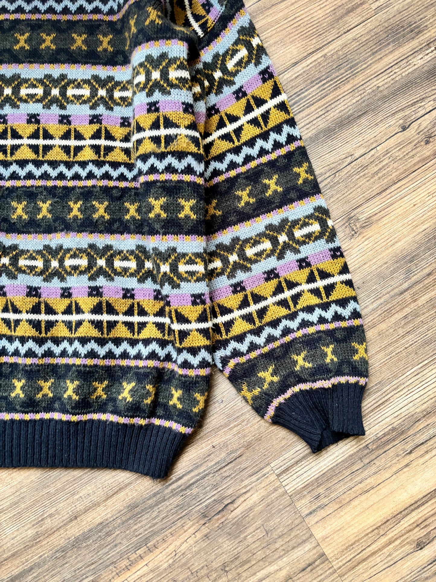 Cozy Vintage Strickpullover mit tollen Farben
