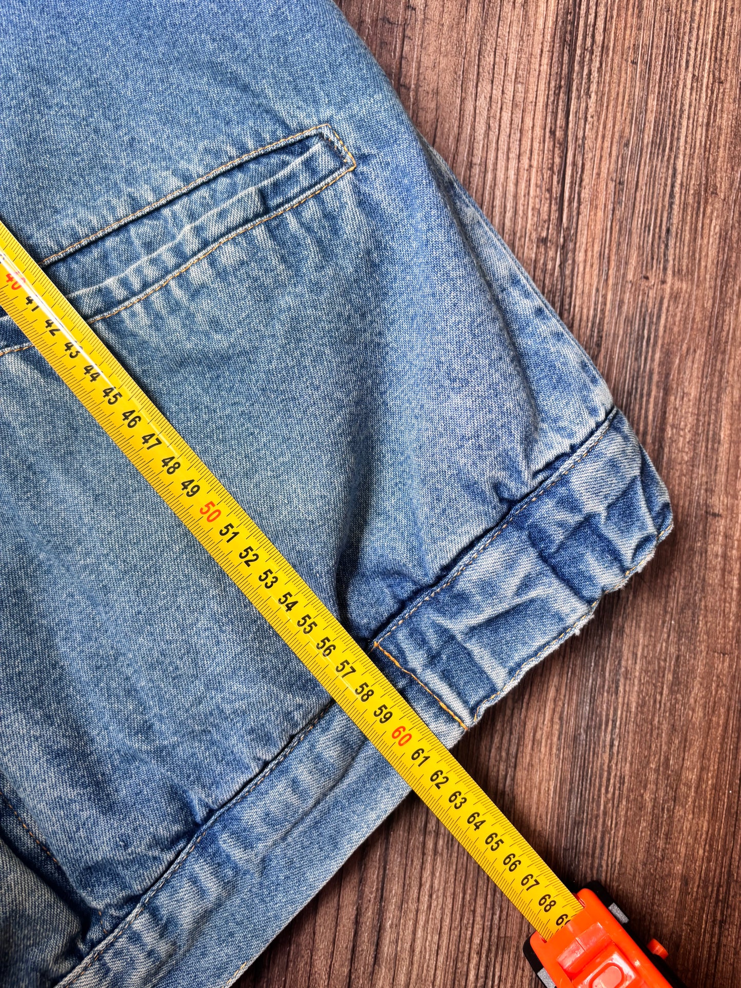 Vintage Sherpa Denim Bomber – Made in Italy
