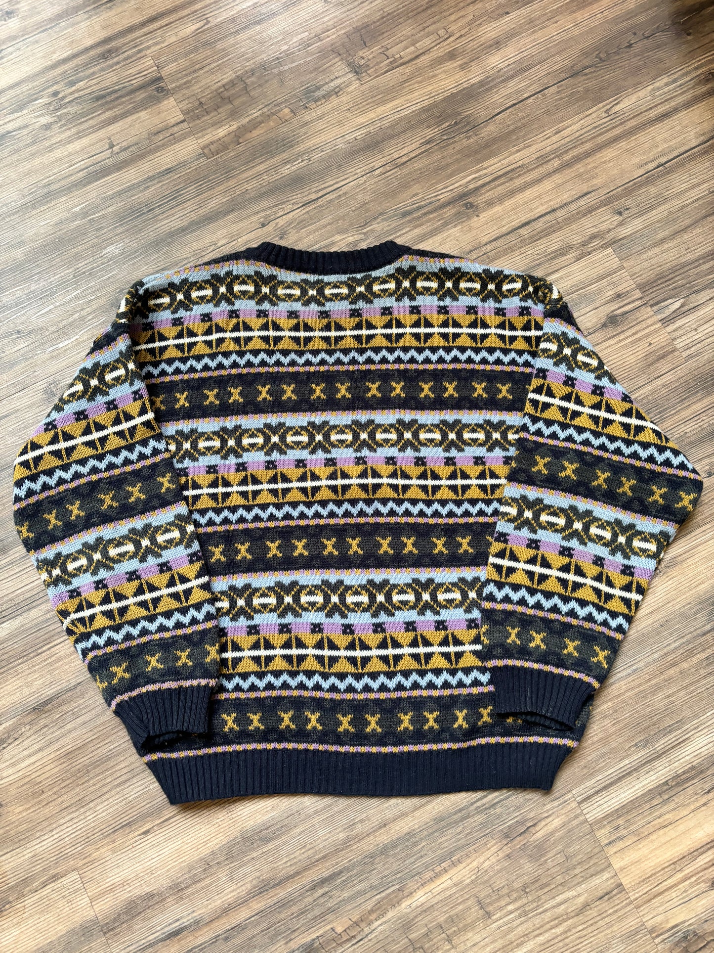 Cozy Vintage Strickpullover mit tollen Farben