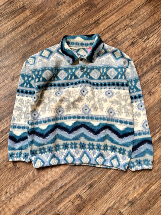 Cozy Vintage Fleece mit tollen Mustern