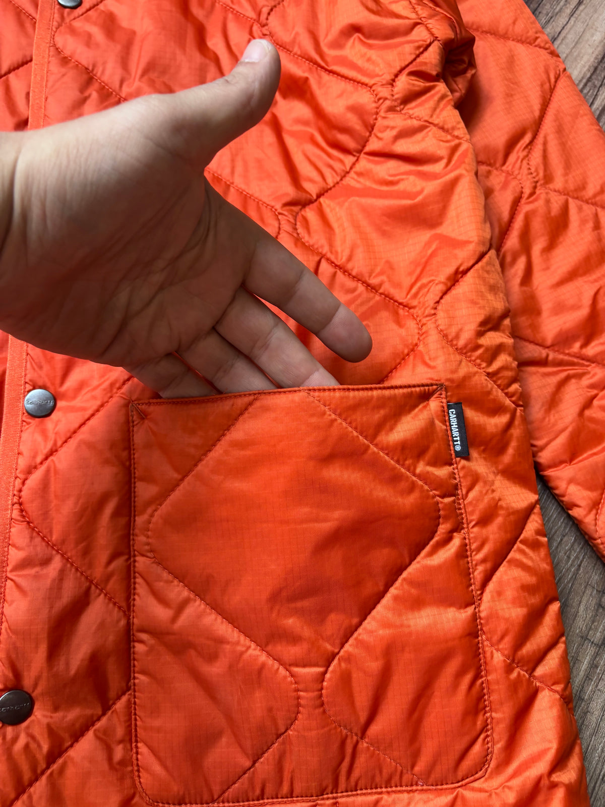 Carhartt Women’s Quilted Coat – Orange
