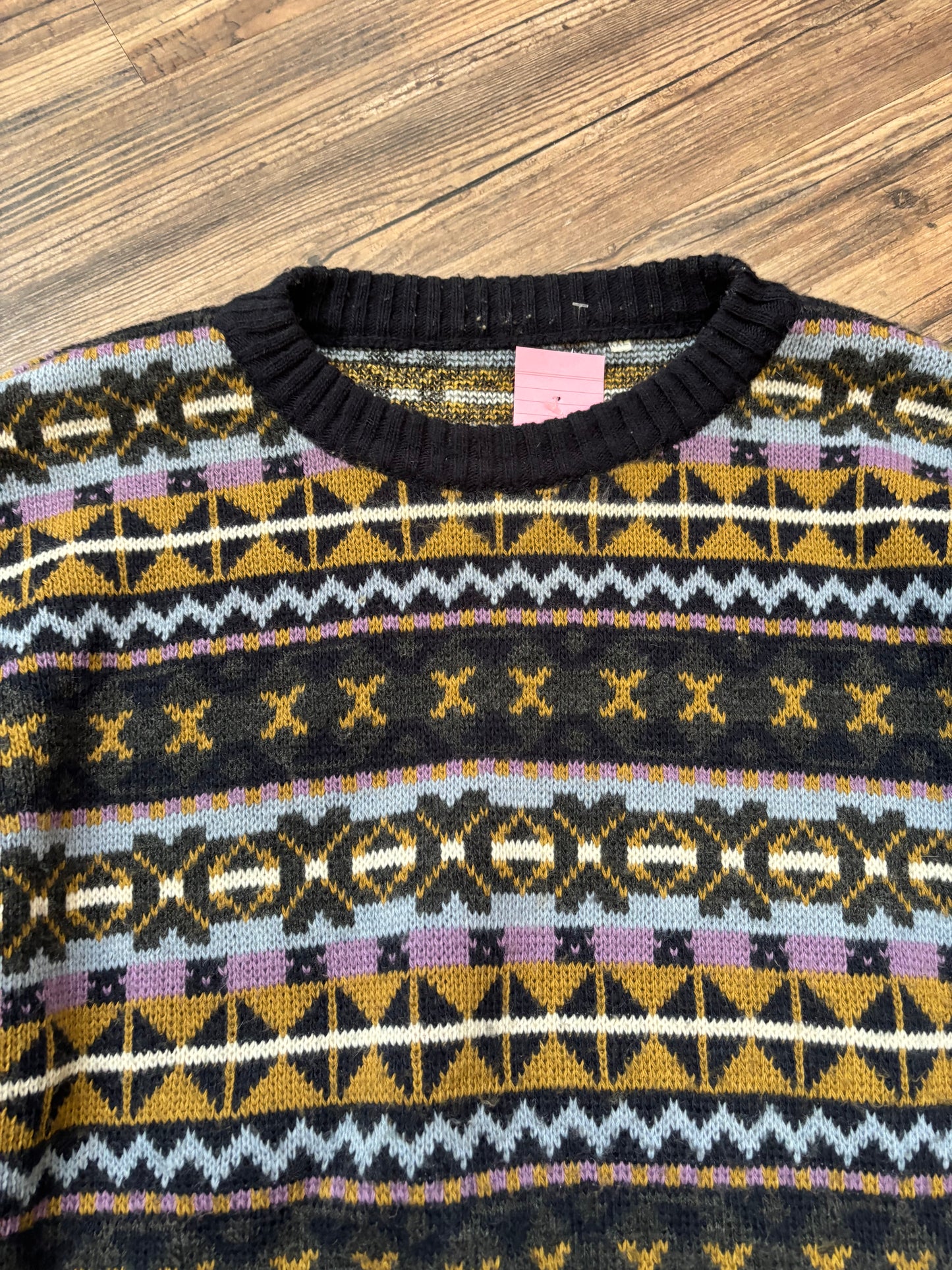 Cozy Vintage Strickpullover mit tollen Farben