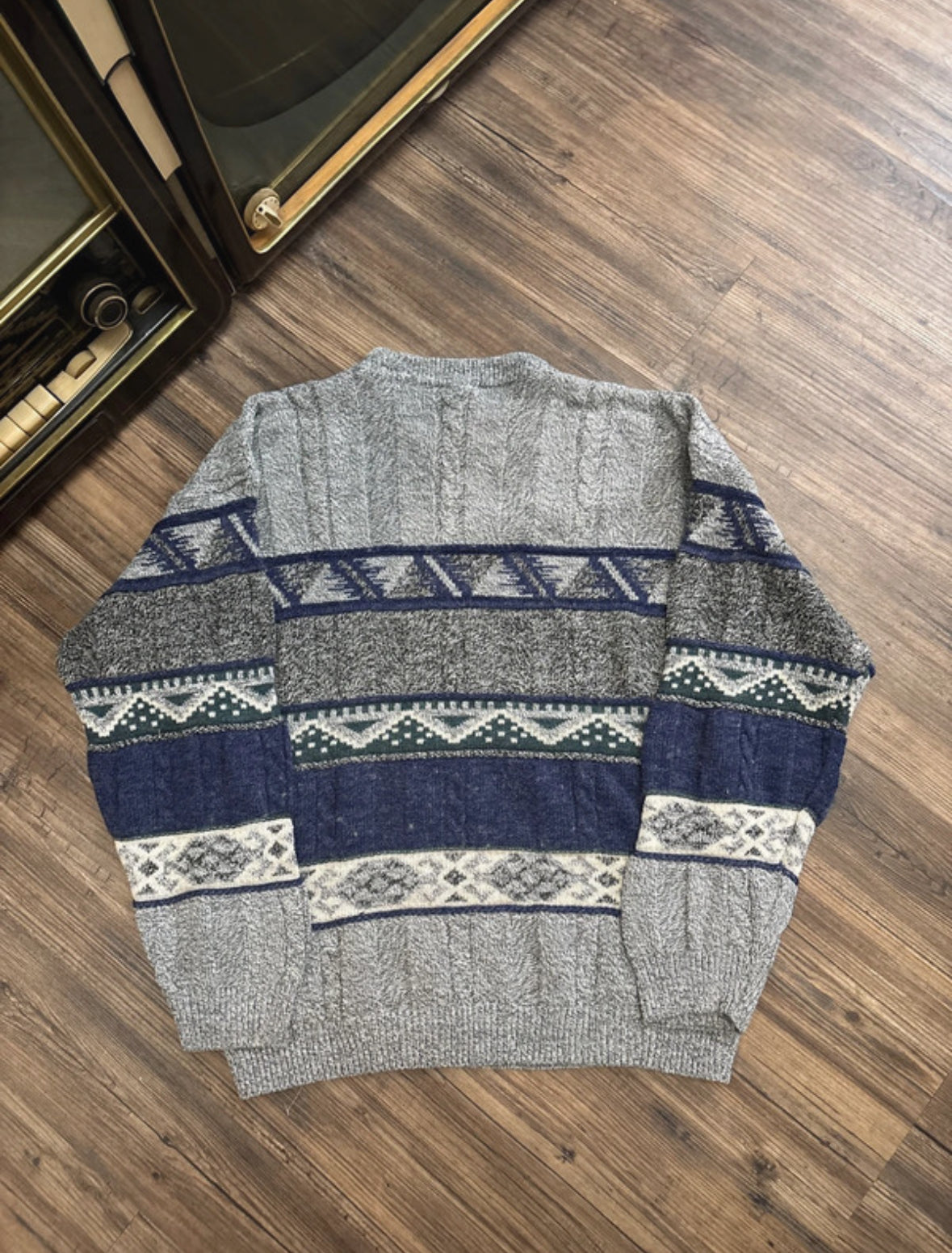 Vintage Strickpullover mit tollen Muster