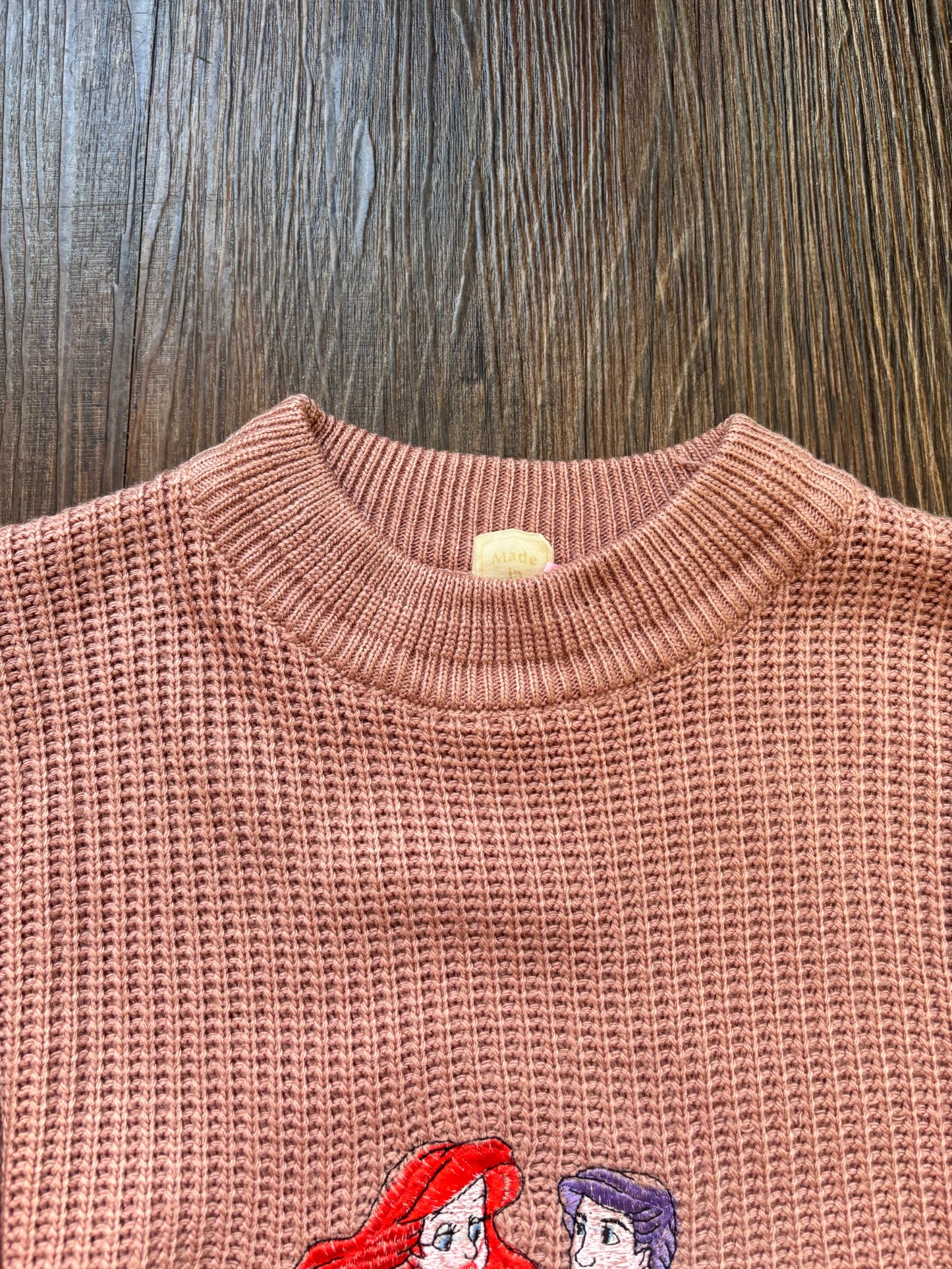 Vintage Ariel Strickpullover – Rosa